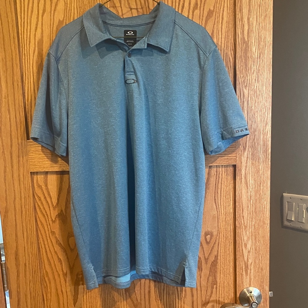 Oakley Men's Slate Polo Shirt XL EUC